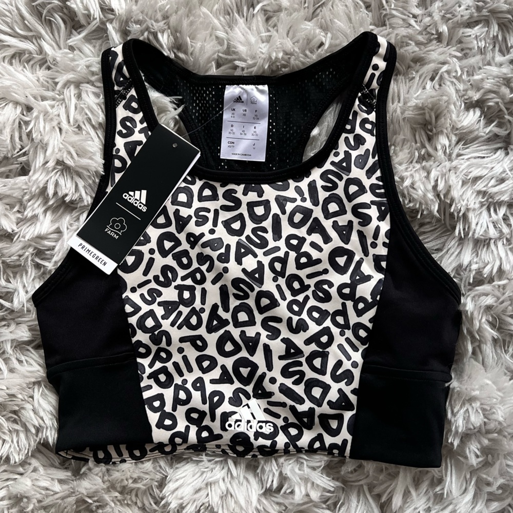 NWT Adidas Farm Crop Top Training Bra - XS